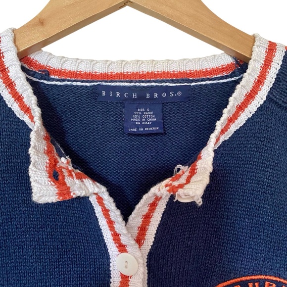 Vintage 90s Auburn University Birch Bros. Cardigan | S - Picture 6 of 9